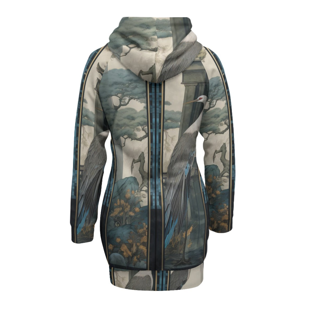 Pullover Hoodie With Raglan Sleeve