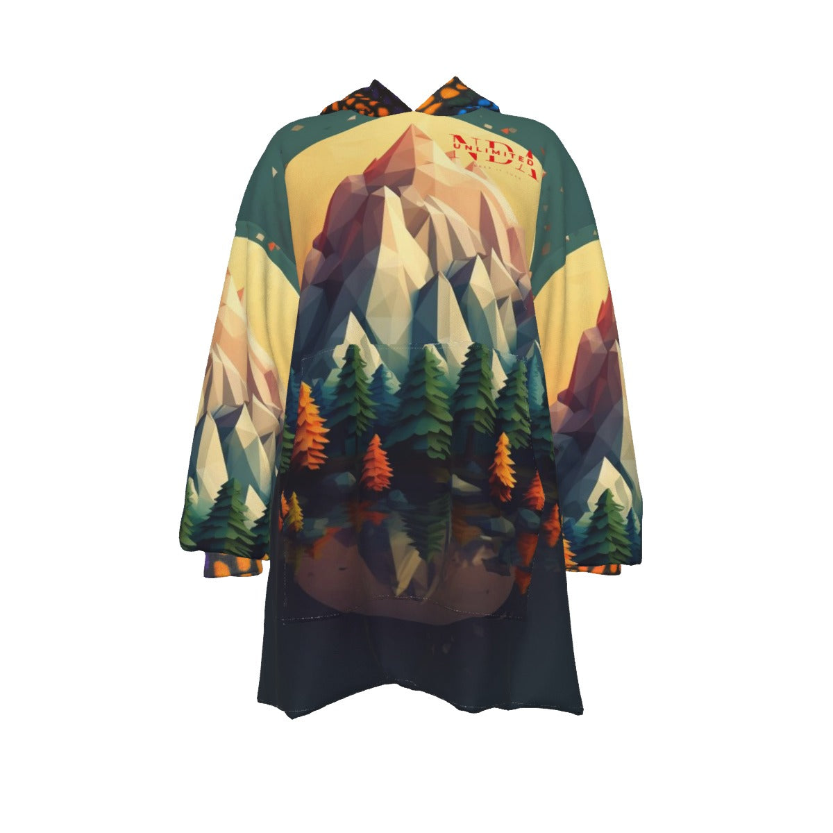 Sherpa Fleece Hoodie Blanket