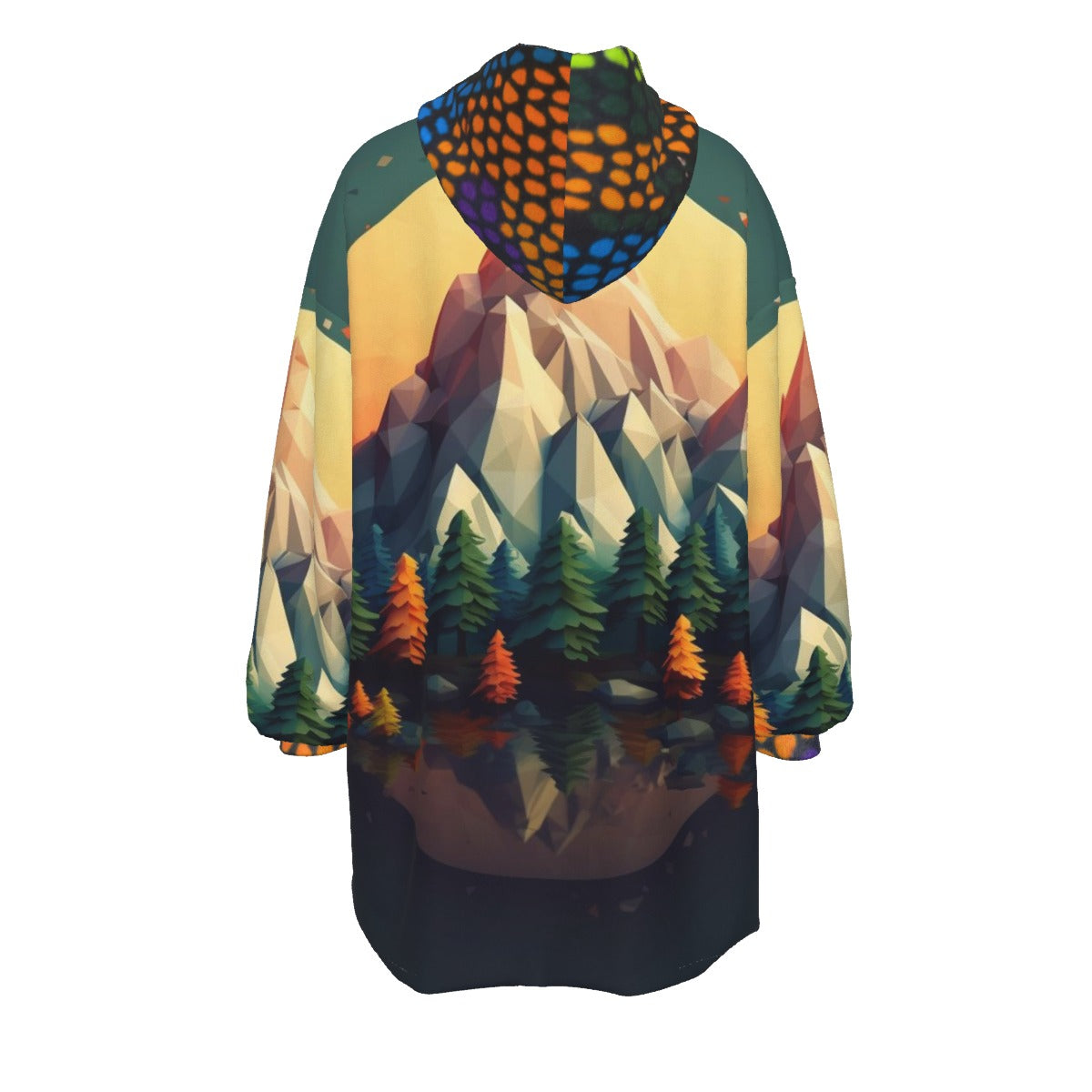 Sherpa Fleece Hoodie Blanket