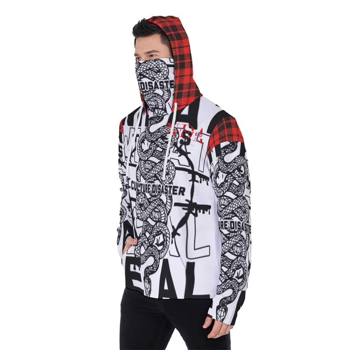 Heavy Fleece Hoodie With Mask