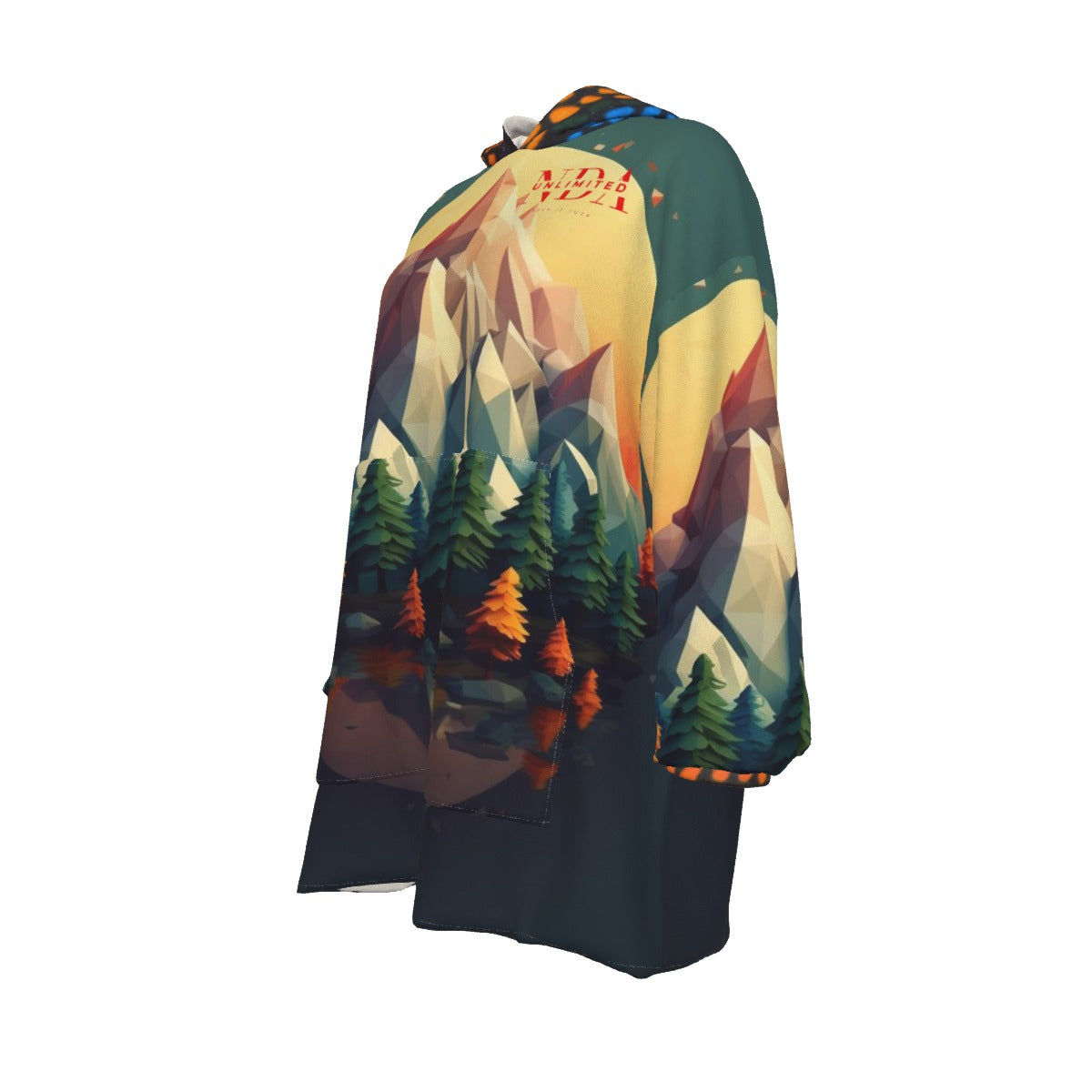 Sherpa Fleece Hoodie Blanket