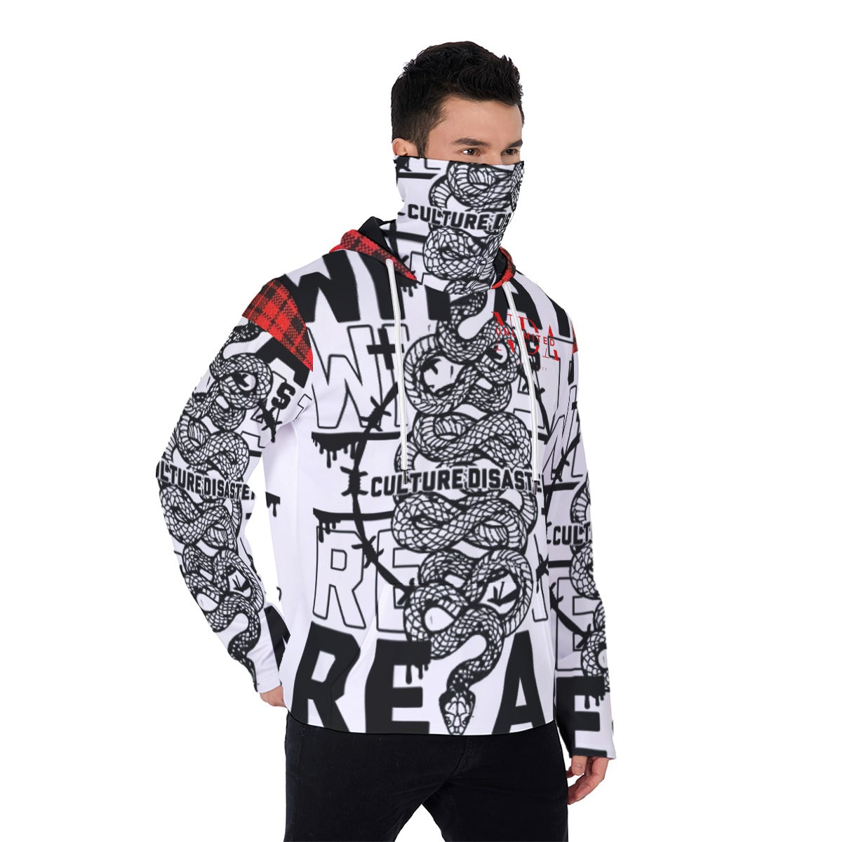 Heavy Fleece Hoodie With Mask